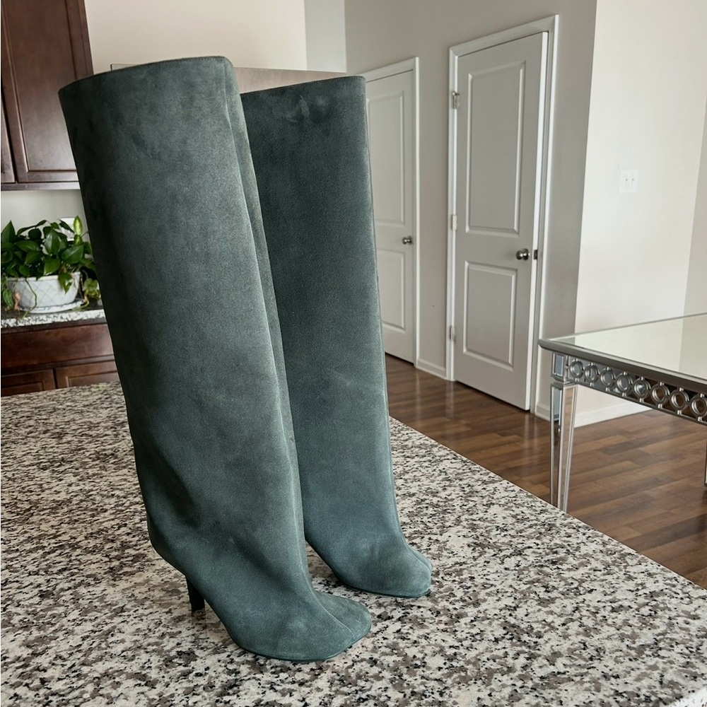 MM6 Maison Martin Margiela Gray Heeled Boots
